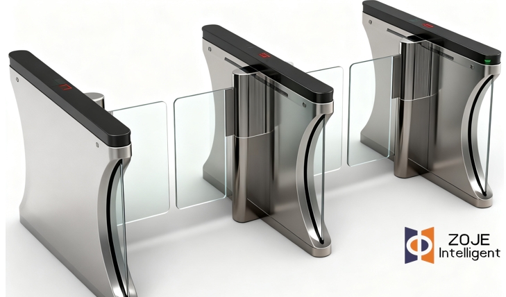 Cosa costituisce l'architettura principale e i moduli operativi di un cancello a battente anticollisione?