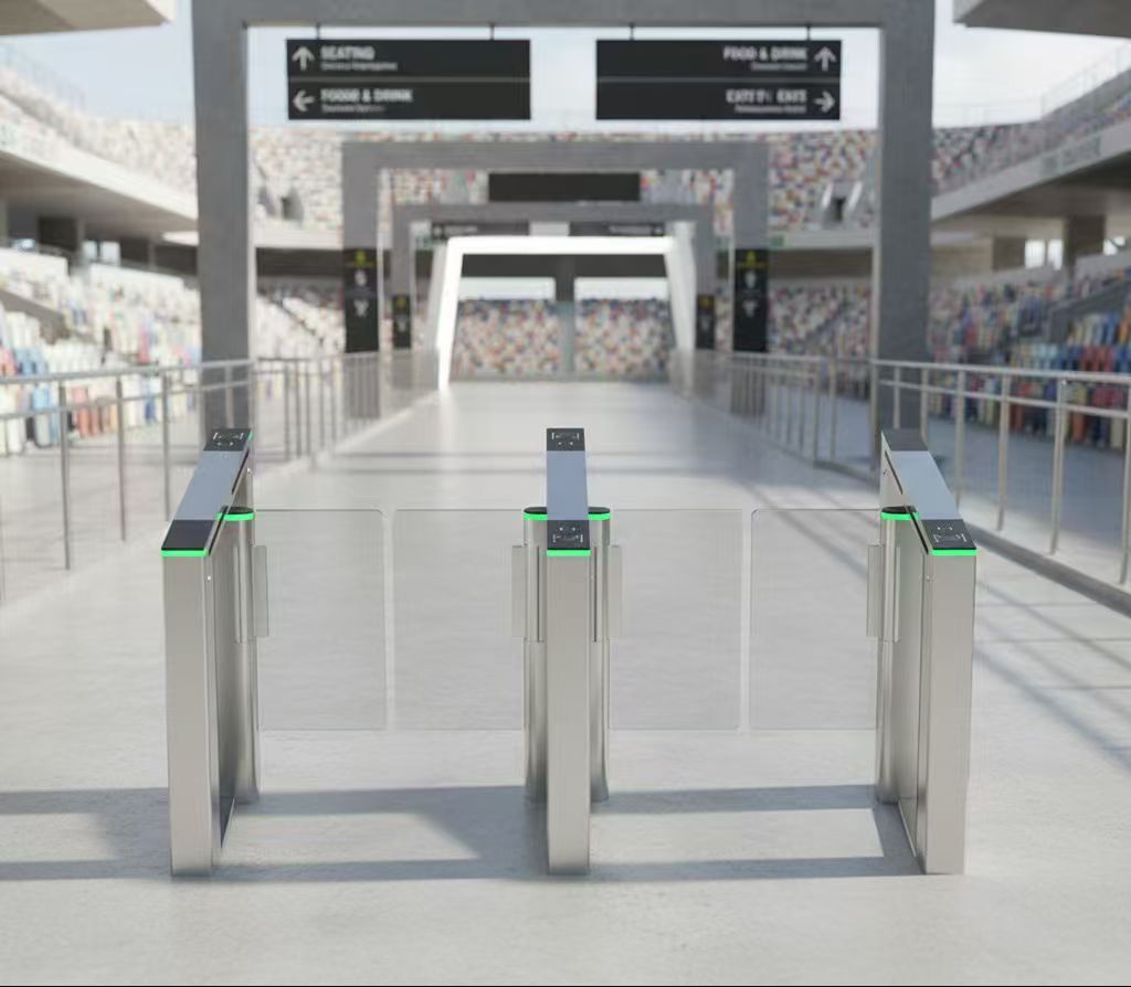 Tornelli oscillanti che integrano il riconoscimento delle vene del viso e del palmo per un controllo degli accessi affidabile