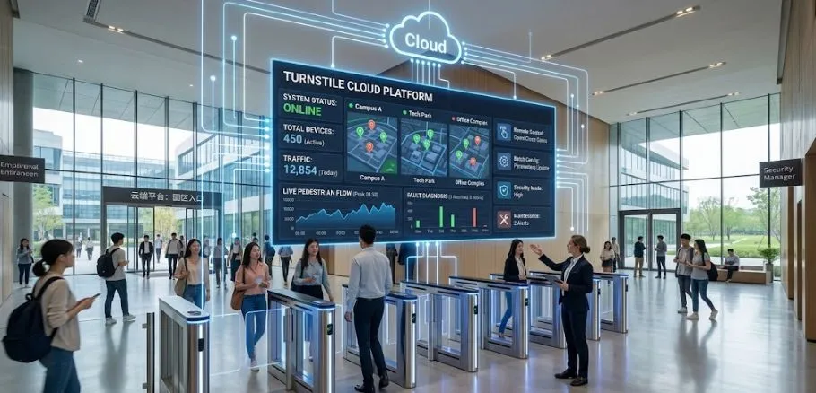 Cos'è una piattaforma cloud per tornelli?