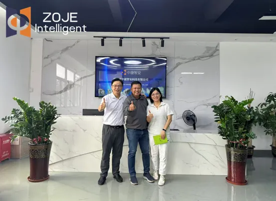 ZOJE stringe una nuova partnership all'estero dopo la visita in loco della fabbrica delle soluzioni per barriere e tornelli